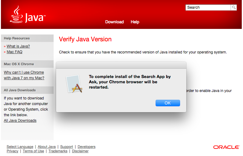 What happens to java after you download it on mac download